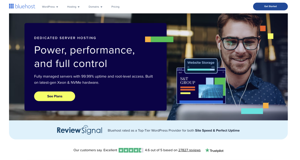 Bluehost India Dedicated Server
